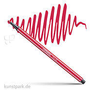 STABILO Pen 68 Filzstift Einzelstift | Dunkelrot