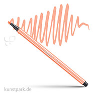 STABILO Pen 68 Filzstift Einzelstift | Hellrosa