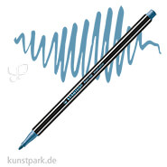 STABILO Pen 68 Filzstift - Metallic Einzelstift | Metallic Blau