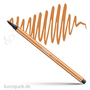 STABILO Pen 68 Filzstift Einzelstift | Ocker dunkel