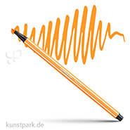 STABILO Pen 68 Filzstift Einzelstift | Orange