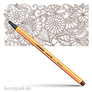 STABILO Point 88 Fineliner Einzelstift | Braun