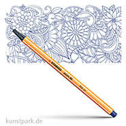 STABILO Point 88 Fineliner Einzelstift | Nachtblau