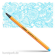 STABILO Point 88 Fineliner Einzelstift | Neonblau