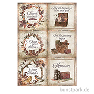 Stamperia Reispapier - Our Way Cards, DIN A4 