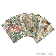 Stamperia Reispapier Selection - Gardens of Time, A6 