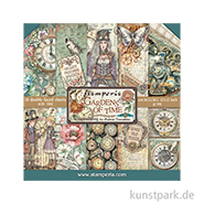 Stamperia Scrapbooking Pad - Gardens of Time, 30,5 x 30,5 cm 