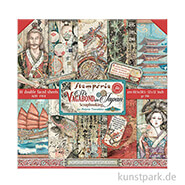 Stamperia Scrapbooking Pad - Sir Vagabond in Japan, 30,5 x 30,5 cm 