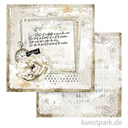Stamperia Scrappapier - Romantic Journal Clock, 30,5x30,5 cm