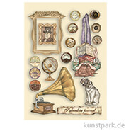 Stamperia Wooden Shapes - Lady Vagabond Lifestyle Cat, DIN A5 