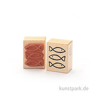 Stempel - Drei Fische - 4x5 cm 
