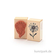 Stempel - Gestrichelte Blume - 4x6 cm 