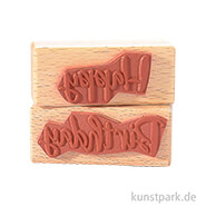 Stempel - Happy Birthday, 3 x 7 cm 