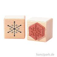Stempel - Silkes Schneeflocke, 3 x 3 cm 