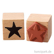 Stempel - Stern Fläche, 2 x 2 cm 