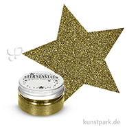 Stempel Sternenstaub Embossing Pulver, 14 ml Dose | Super-Fein Gold