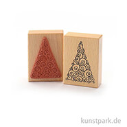 Stempel - Weihnachtsbaum zum Kringeln - 6x8 cm 