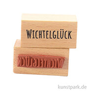 Stempel - Wichtelglück, 2 x 4 cm 