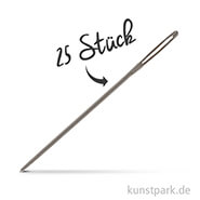Sticknadeln mit stumpfer Spitze - 25 Stück 50 mm