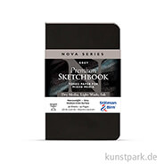 Stillman & Birn Skizzenbuch Softcover NOVA Grey, 48 Blatt, 150g 8,9 x 14 cm