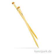 Stricknadel aus Bambus - Länge 35 cm, 1 Paar Nr. 12