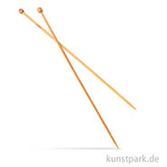 Stricknadel aus Bambus - Länge 35 cm, 1 Paar Nr. 5