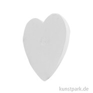 Styroporform Herz flach gewölbt zum kleben 5 cm