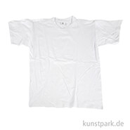 T-Shirt mit Rundhals aus Baumwolle - weiß S