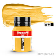 Talens AMSTERDAM Acrylfarben 500 ml Flasche | 253 Goldgelb