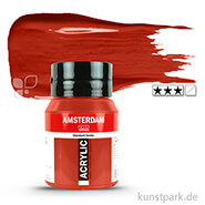 Talens AMSTERDAM Acrylfarben 500 ml Flasche | 411 Siena gebrannt