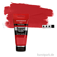 Talens AMSTERDAM Expert Acrylfarben 75 ml Einzelfarbe | 306 Kadmiumrot dunkel