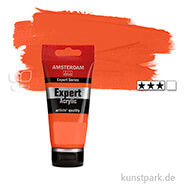 Talens AMSTERDAM Expert Acrylfarben 75 ml Einzelfarbe | 317 Transparentrot mittel