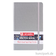 Talens Art Creation - Skizzenbuch Shiny Silver, 80 Blatt, 140g 13 x 21 cm