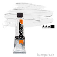 Talens COBRA wassermischbare Ölfarben 40 ml | 118 Titanweiß (Leinöl)
