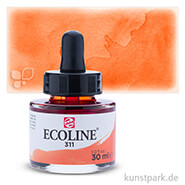 Talens ECOLINE - Flüssige Wasserfarbe 30 ml | 311 Zinnober