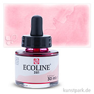 Talens ECOLINE - Flüssige Wasserfarbe 30 ml | 381 Pastellrot