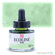 Talens ECOLINE - Flüssige Wasserfarbe 30 ml | 666 Pastellgrün