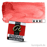 Talens REMBRANDT Aquarellfarben 1/2 Näpfchen | 371 Permanentrot dunkel