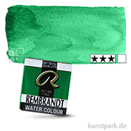 Talens REMBRANDT Aquarellfarben 1/2 Näpfchen | 662 Permanentgrün