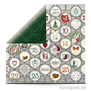Tis the Season - Scrapbookingpapier 190 g 30,5 x 30,5 cm | Tis The Season