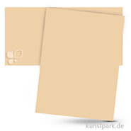Tonpapier 50x70 cm, 10 Bogen, 130g Farbe | Chamois