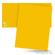 Tonpapier DIN A4, 100 Blatt, 130g Farbe | Goldgelb