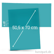 Transparentpapier 50,5x70 cm, 1 Rolle, 115g Farbe | Pazifik