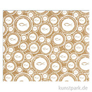 Designkarton Young Spirit - Christliche Fische, DIN A4, 5 Blatt 