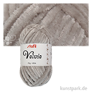 Velvie Garn für Amigurumi, 25 g Knäuel, 65 Meter Farbe | Grau
