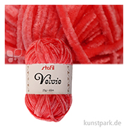 Velvie Garn für Amigurumi, 25 g Knäuel, 65 Meter Farbe | Rot