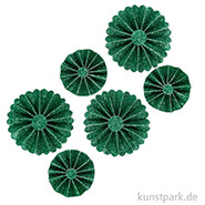 Vivi Gade Rosetten aus Glitzer-Papier, 35-50 mm, 6 Stück 