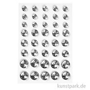 Strassstein-Sticker, selbstklebend, 16x9,5 cm, 10 Blatt sortiert
