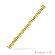 Wachsborte, 19 cm, 2 Stück Gold