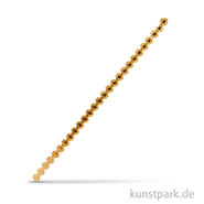 Wachsborte Blume, 24x1 cm, 1 Stück Gold